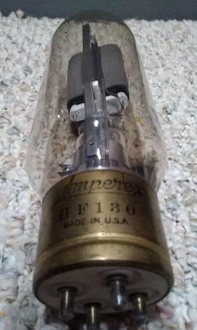Amperex Hf130 Hf 130 Power Triode Vacuum Tube. Item Is Used And Untested