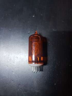 Zm100r Amperex Vintage Rare Orange Nixie Tube