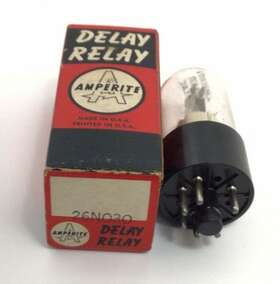 26n030 Amperite Time Delay Relay 6 Pin Nos Made In Usa
