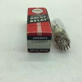 115n0601 Amperlite Vintage Nos Mini Delay Relay 9 Pin Tube