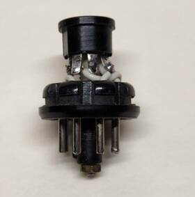 44-17-8 Amphenol Rare 6sj7 To 6ba6 Tube Adapter Octal 7-pin Miniature Upgrade