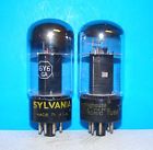 6y6ga Amplifier Tubes Electronic Vintage Sylvania Radio 2 Tested Valves Vacuum