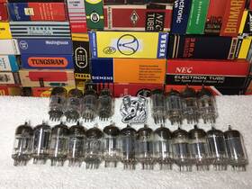 12au7 Assorted 12at7 Ecc81 12ax7 Ecc83 21 Used Rare 6072 6201 More For Parts/display/tonerollers