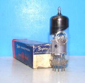 6by7-ef85 Awv Super Radiotoron 6by7 Mesh Plate Nos Radio Audio Amplifier Vacuum Tube Valve