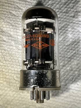 Test-421a Bendix 6080wbe Rare Jan-cea Graph Plts Copper Rds Balanced Nos 6as7