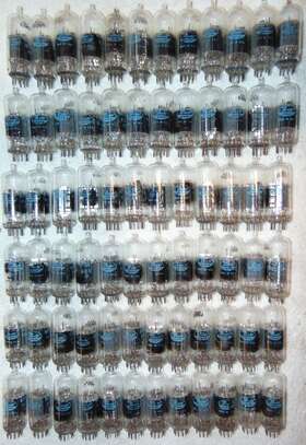 6gn8 Bendix 6cx8 - Very Rare Lot Of 72 Nos Nib Tubes Clear Tops Large D Getter Usa