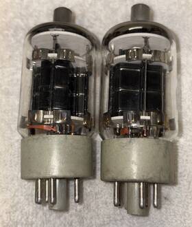Te-52 Bendix Pair 6889 Vacuum Tubes Ultra Rare