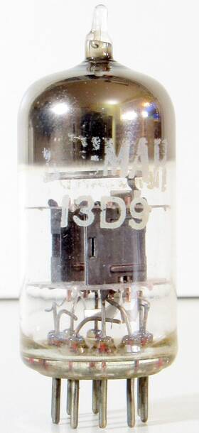 13d9 Brimar Rare Vacuum Tube - Made In England B.v.a. Free Shipping