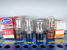 Brimar Qs1206 Lot Of 4 Rca Ge 0c3 Tested Good Tube