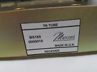 0000015 Bs169 Marconi Tr Tube Receiver New Older Stock
