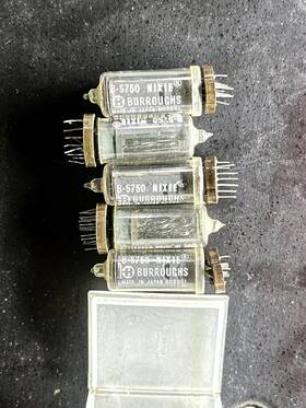 B-5750 Burroughs Nixie Tube Signal-one Transceiver Or Clock Used Lot Of 5 Deal