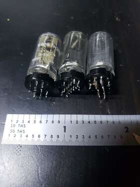B-5856 Burroughs Nixie /- Indicator Sign One Tube