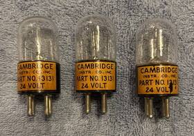 Cambridge 13131 3 Type W Part No. 24 Volt Vintage Electron Tubes Good Condition