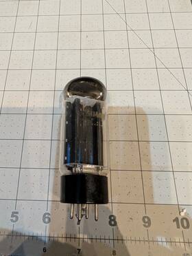 5u4gb Cbs 5u4gt 5u4 Gb Tall Round Getter Amplifier Vacuum Tube Tested X12