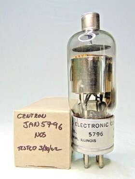 5796 Centron Vacuum Tube Jan Hickok Tested 100% Re-packaged Nos