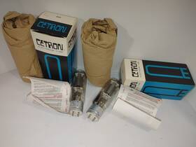 Cetron 284-d Rare 1998 Tested 845 Fat Getter Full Box Tightly Matched Tube Pair