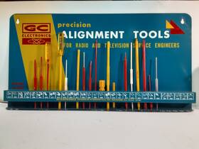 Gc-9200 Cg Electronics Gc Tech Alignment Tool Board And Tools - Vintage