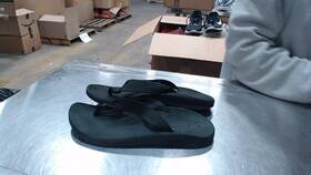 Jch108604 Chaco Usedlikenew Womens Chillos Flip Flop Tube Black 10 Sz10