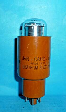 Jan-cahg-0c3w Chatham Voltage Regulator Tube Tested And Guaranteed Free Shipping