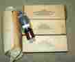 Ckr-837 Unbranded Generic 4 Western Electric Mfg Ken-rad Military Vacuum Tubes 1941