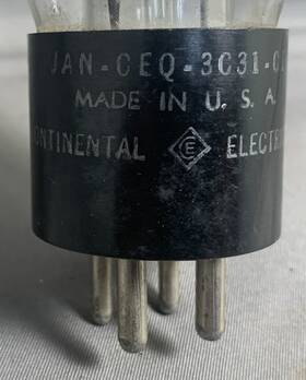 Jan-ceq-3c31-c1b Continental Jan-ceq-3c31-c18 Electric Vacuum Tube - Guaranteed Good