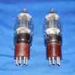 Crc-1625 Vintage Brown Pair Jan Vacuum 1625 Vt-136 Tube 2 Base Rca Tubes