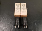 Crc6c5 Set Of Two Crc Triode Military Vacuum Tubes Nos Nib