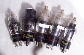 85-24a-24a-6n7g-12q7g Cunningham Ken-rad Rca Ge Zenith Mixed Lot Of 5 Radio Tubes #85 Qty 2 24a 6n7g 12q7g Test Good