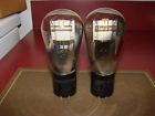 216b Cx Ux Cunningham Pair Type Radio Rectifier Tubes Globe Shaped Good