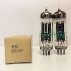 Cv-2844 Dated Nos Nib Pair 10-64 Vacuum Jhs Sylvania Tubes 6x4w