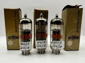 12bz27 Dumont Lot Of 3 - Vacuum Tubes Tested