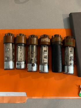 K1235 Dumont 6467 6 X Photomultiplier Tubes