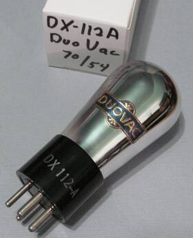 Dx-112a Duovac - Test Good Radio Tube Corp Brooklyn Ny