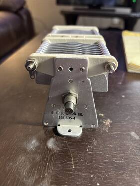 154-505-4 E F Johnson 154-504-4 Capacitor - Variable Transmitting Double