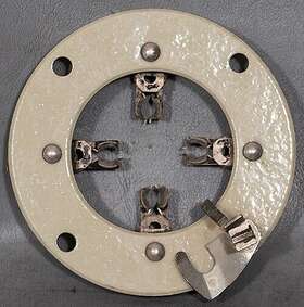 122-0234-001 Ef Johnson Ef/e.f. 122-234-1 4-pin Tube Socket