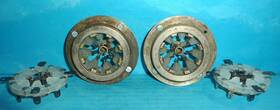 Sk-650 Eimac 2 Tube Sockets With Bypass Capacitor Rings Y-105