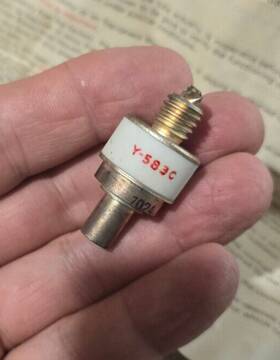 Y-583a Eimac Vacuum Tubes Nos