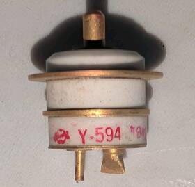Eimac Y-594 Planar Vacuum Tube - Rare