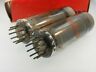 El84-6bqk5 Rca Vintage Date Matched Pair Radio Tubes Electron Nos Boxed