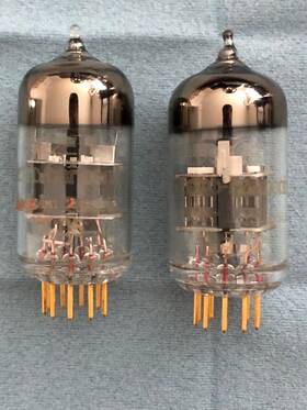 6922ehg Electro-harmonix 6922 E88cc Gold Pins Matched 2 Vacuum Tubes