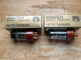 Electro-harmonix 844632064234 Electro-harmonix 6sn7 Gold Pin Matched Pair Jj Match P Air Vacuum Tubes