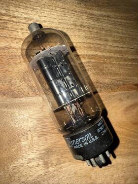 3228-19-3 Emerson Vintage Electric Vacuum Tube 25dn6 8 Pin Made In Usa