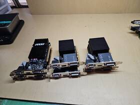 Gp-23 Evga N720 Lot Of 6 Gpus 4 Gt 710 1g &2 Msi