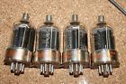 6883a Exceptional 8032 Tubes Matched Vintage Quad Qty Westinghouse Gm 4