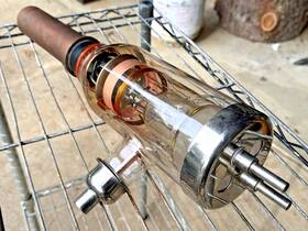 F-343-a Federal Vintage 1940s Telephone Radio Transmitting Vacuum Tube Decor