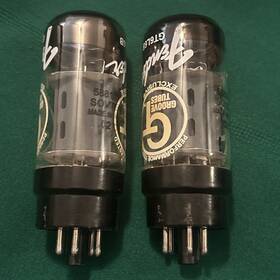 6l6gtb Fender Matched 5881 Wxt Sovtek 6l6 Groove Power Guitar Amplifier Tubes Nos Test