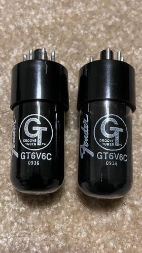 Gt6v6c Fender 2 Groove Tubes Vacuum Tube