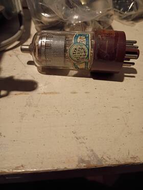 6te8-gt Fivre Valvola Vintage Tube Untested