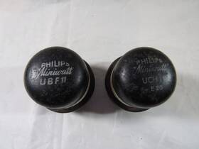 Ubf11 Gamma-tron Uch11 2 Philips Miniwatt And Vacuum Tubes Tested