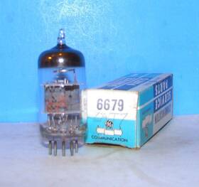 12at7-6679 Ge 6679 Nos Radio Audio Electron Vintage Amplifier Vacuum Tube Valve 12at7